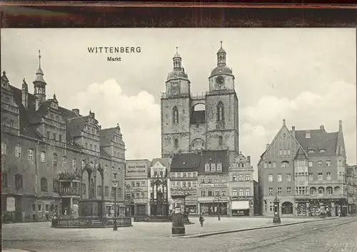 Wittenberg Lutherstadt Markt Rathaus Kirche / Wittenberg /Wittenberg LKR