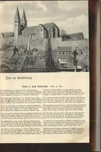 Quedlinburg Dom Kat. Quedlinburg