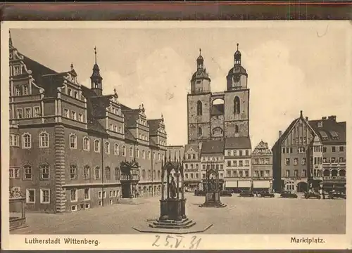 Wittenberg Lutherstadt Marktplatz / Wittenberg /Wittenberg LKR