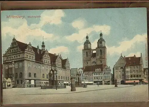 Wittenberg Lutherstadt Marktplatz Kirche / Wittenberg /Wittenberg LKR