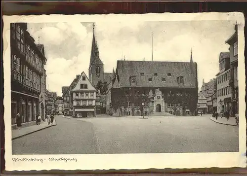 Quedlinburg Marktplatz Kat. Quedlinburg