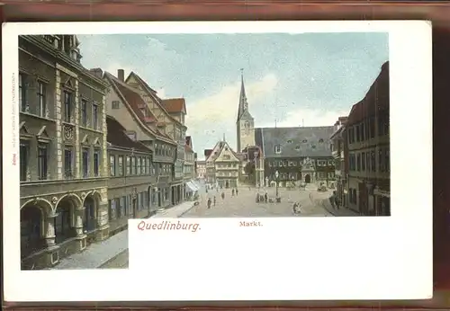 Quedlinburg Markt Kirche Kat. Quedlinburg