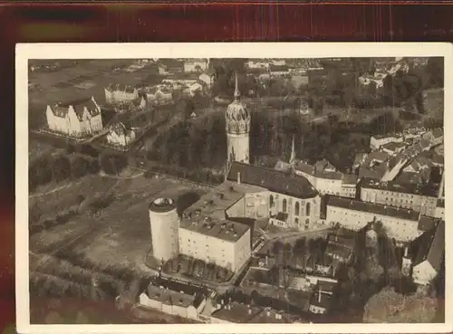 Wittenberg Lutherstadt Schlosskirche Fliegeraufnahme / Wittenberg /Wittenberg LKR