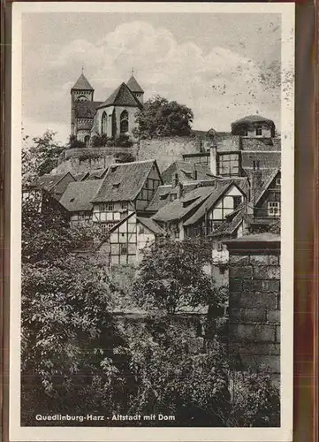 Quedlinburg Altstadt mit Dom Kat. Quedlinburg