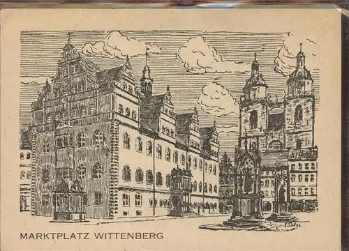 Wittenberg Lutherstadt Karte Historische Markttage / Wittenberg /Wittenberg LKR