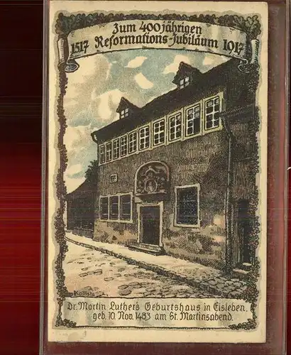 Wittenberg Lutherstadt Luthers Geburtshaus in Eisleben Illustration / Wittenberg /Wittenberg LKR