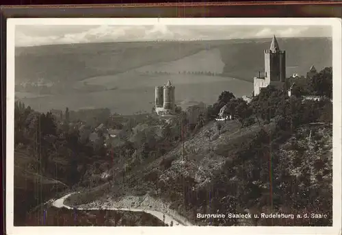 Rudelsburg Burgruine Saale Kat. Bad Koesen