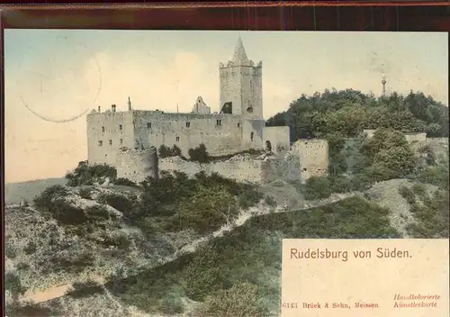 Rudelsburg Sueden Kat. Bad Koesen