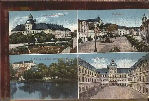 Weissenfels Saale Schlosshof Marktplatz Kat. Weissenfels