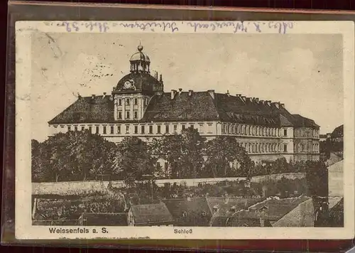 Weissenfels Saale Schloss Kat. Weissenfels