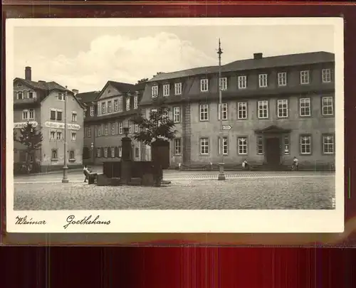 Weimar Thueringen Goethehaus / Weimar /Weimar Stadtkreis