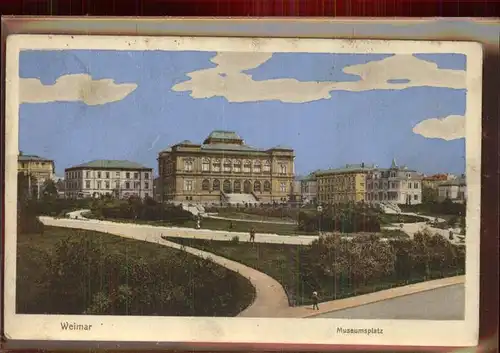 Weimar Thueringen Museumsplatz / Weimar /Weimar Stadtkreis