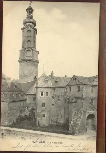 Weimar Thueringen Schloss / Weimar /Weimar Stadtkreis