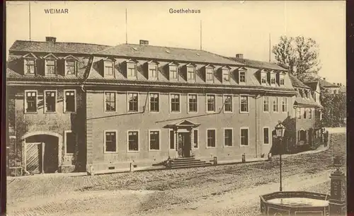 Weimar Thueringen Goethehaus / Weimar /Weimar Stadtkreis