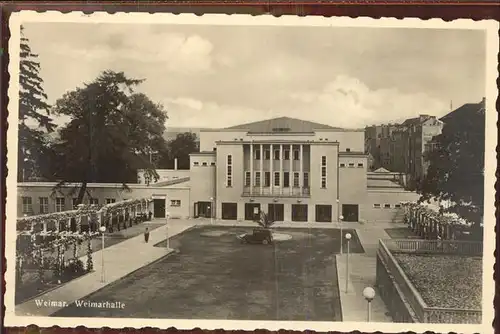 Weimar Thueringen Weimarhalle / Weimar /Weimar Stadtkreis