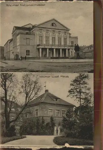 Weimar Thueringen Nationaltheater Liszt Haus / Weimar /Weimar Stadtkreis