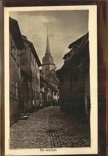 Weimar Thueringen Altstadt Gasse / Weimar /Weimar Stadtkreis