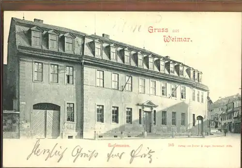 Weimar Thueringen Goethemuseum / Weimar /Weimar Stadtkreis