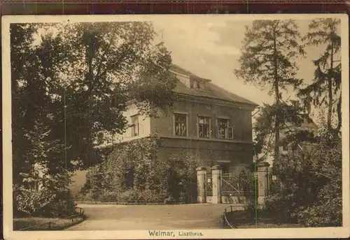 Weimar Thueringen Liszt Haus / Weimar /Weimar Stadtkreis