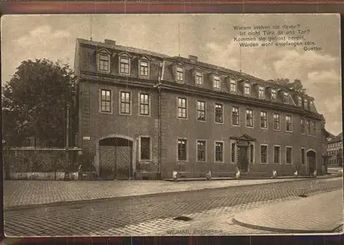 Weimar Thueringen Goethe Haus / Weimar /Weimar Stadtkreis