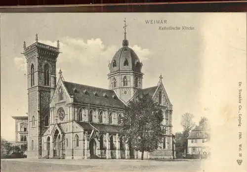 Weimar Thueringen Katholische Kirche / Weimar /Weimar Stadtkreis