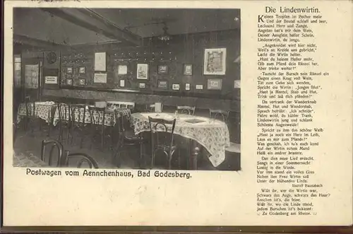 Bad Godesberg Die Lindenwirtin Aennchenhaus Restaurant Kat. Bonn