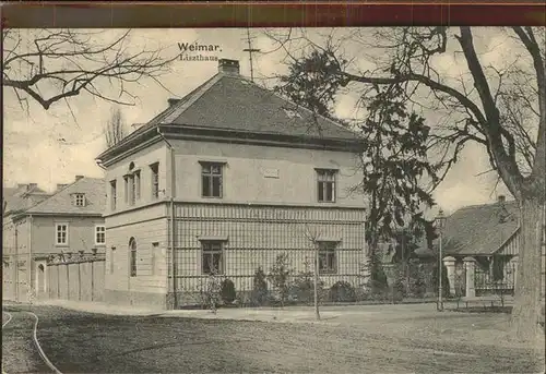 Weimar Thueringen Liszt-Haus / Weimar /Weimar Stadtkreis