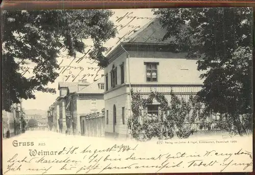 Weimar Thueringen Liszt-Haus / Weimar /Weimar Stadtkreis