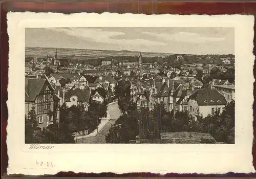 Weimar Thueringen Panorama Kupfertiefdruck / Weimar /Weimar Stadtkreis