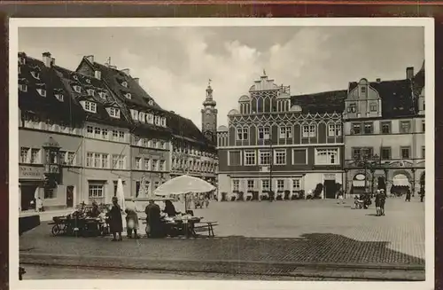 Weimar Thueringen Marktplatz Staende / Weimar /Weimar Stadtkreis