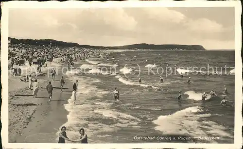 Goehren Ruegen Badeleben Strand Kat. Goehren Ruegen