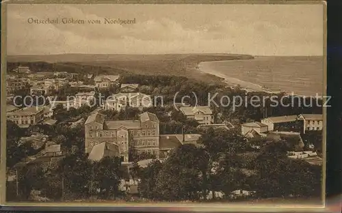 Goehren Ruegen Blick vom Nordpeerd Kat. Goehren Ruegen