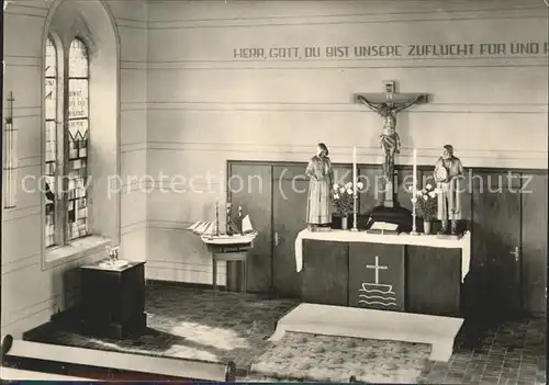 Goehren Ruegen Kirche Inneres Kat. Goehren Ruegen