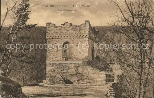 Bad Blankenburg Der Eberstein Kat. Bad Blankenburg