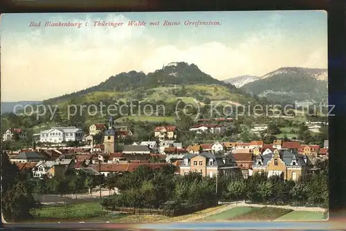 Bad Blankenburg Mit Ruine Greifenstein Kat. Bad Blankenburg