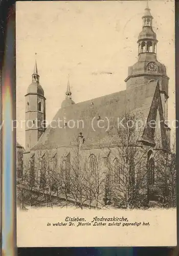 Eisleben Andreaskirche Kat. Eisleben