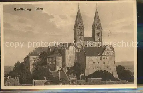 Quedlinburg Schloss Kat. Quedlinburg