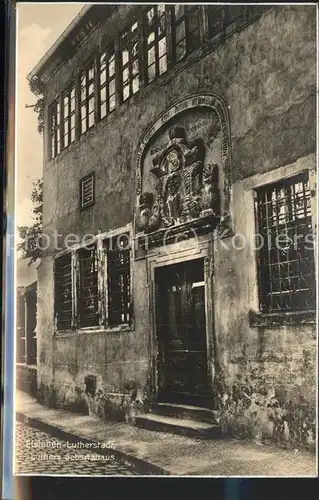 Eisleben Luthers Geburtshaus Kat. Eisleben