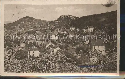 Blankenburg Harz Blick vom Eichenberg aus Kat. Blankenburg