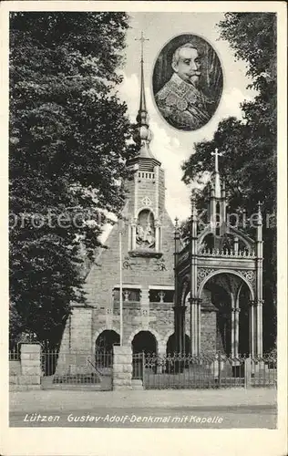 Luetzen Gustav Adolf Denkmal Kapelle Kat. Luetzen