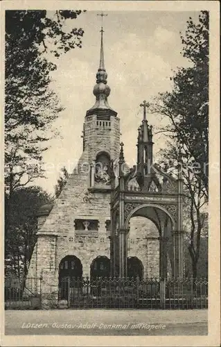 Luetzen Gustav Adolf Denkmal Kapelle Kat. Luetzen