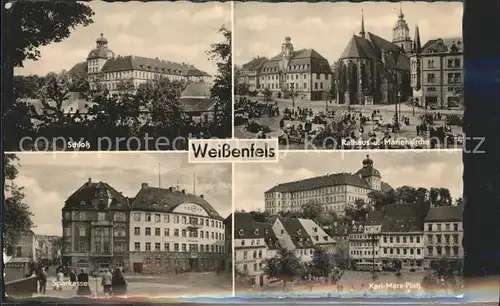 Weissenfels Saale Schloss Marienkirche  / Weissenfels /Burgenlandkreis LKR