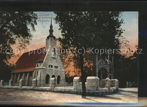 Luetzen Gustav Adolph Denkmal mit Kapelle Kat. Luetzen