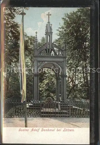 Luetzen Gustav Adolph Denkmal Kat. Luetzen