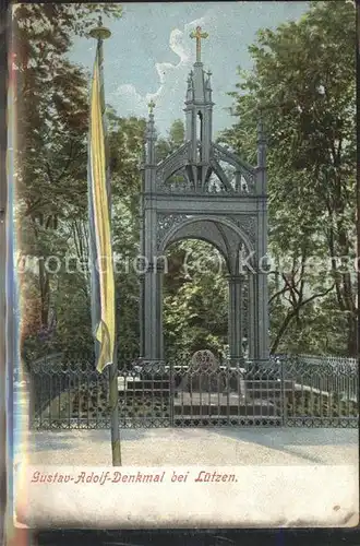 Luetzen Gustav Adolph Denkmal Kat. Luetzen