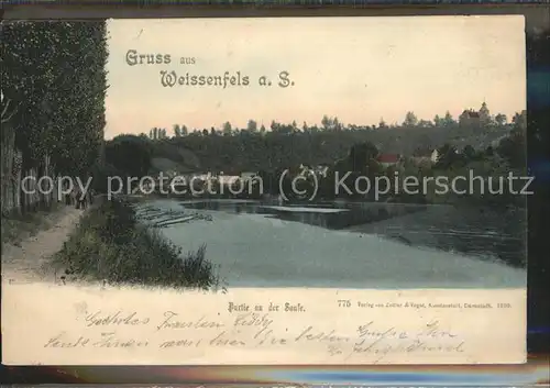 Weissenfels Saale an der Saale Kat. Weissenfels