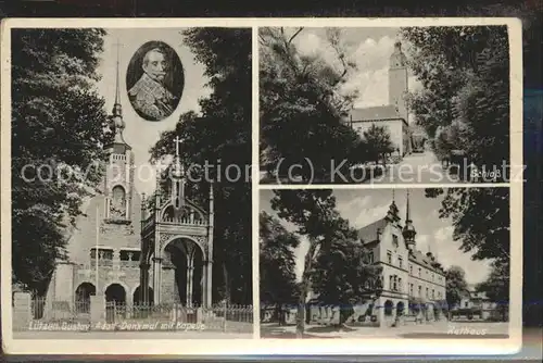 Luetzen Gustav Adolf Denkmal mit Kapelle Kat. Luetzen