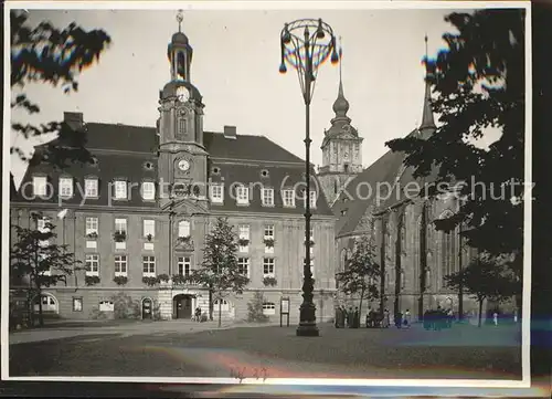 Weissenfels Saale Rathaus Marienkirche Kat. Weissenfels