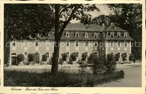 Weimar Thueringen Haus der Frau von Stein / Weimar /Weimar Stadtkreis
