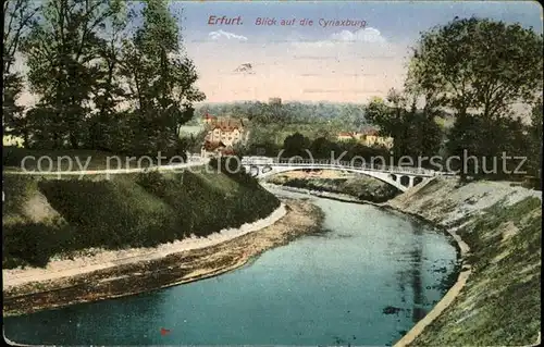 Erfurt Gera Bruecke Cyriaxburg Feldpost Kat. Erfurt